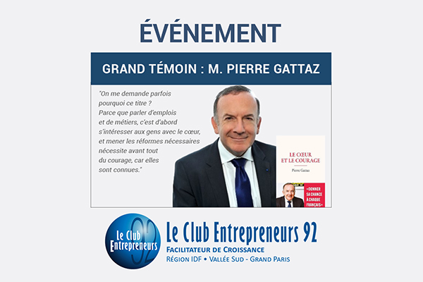 RDV Economique - Grand Témoin Pierre Gattaz - 14-09-2021