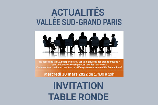 VSGP - Actualité - Table ronde en présentiel sur la RSE - 30-03-2022