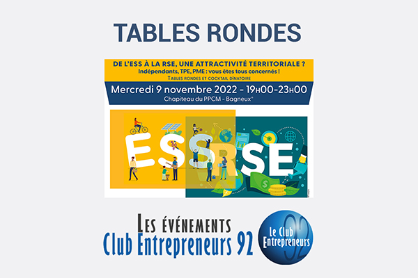 Tables Rondes – De l’ESS à la RSE – 09-11-2022