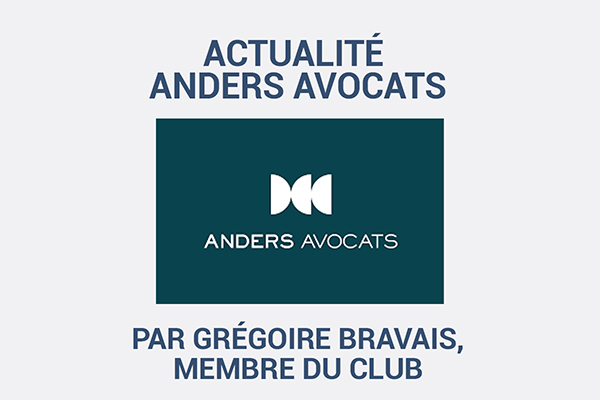ANDERS Avocats - Actualité - 08-2023